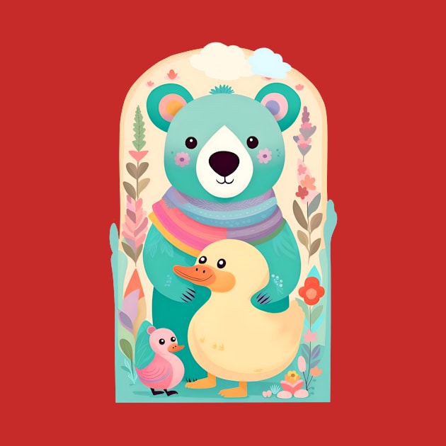 Cute bear illustration by Charmycraft