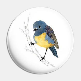 New Zealand Robin Pin