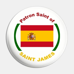 PATRON SAINT OF SPAIN Pin