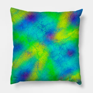 Colorful and Textured Unusual Pattern Pillow