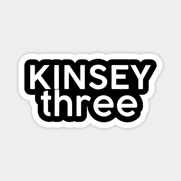 Kinsey Three Magnet by TheGentlemanPeacock