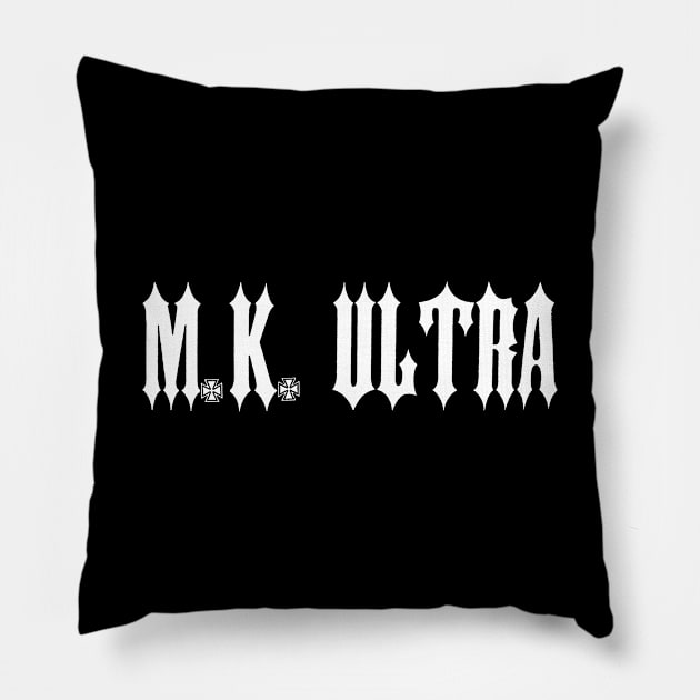 M. K. ULTRA /Darker Brothers: 2-Sided Pillow by MKULTRA