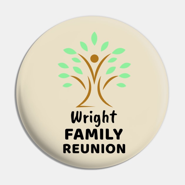 Wright Family Reunion Pin by Preston James Designs