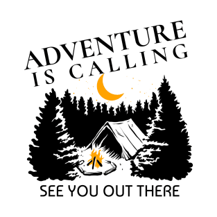 Adventure Is Calling Camping T-Shirt