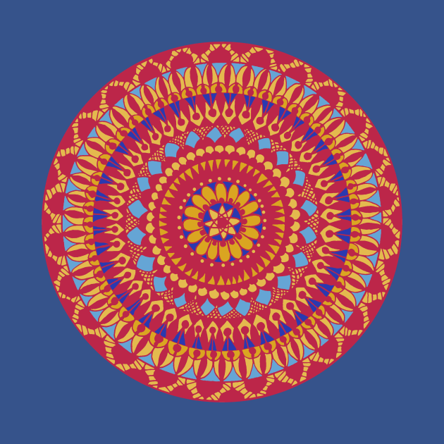 Mandala Viva Magenta by MitaDreamDesign