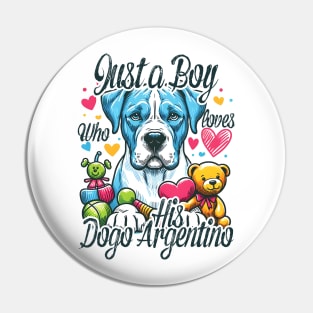 How a Boy and His Dogo Argentino Became Best Friends Pin