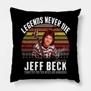 RIP jeff beck - legend never die Pillow