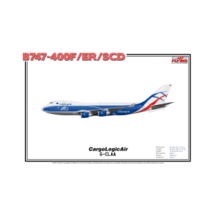 Boeing B747-400F/ER/SCD - CargoLogicAir (Art Print) T-Shirt