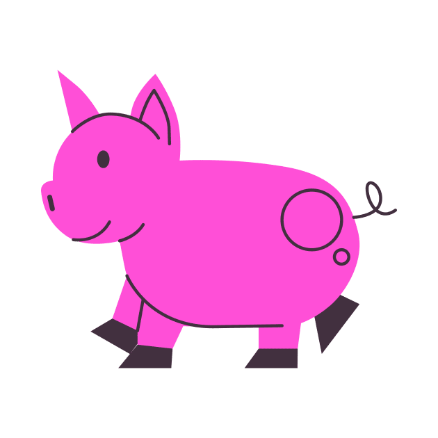 Pig Illustration by Visualism