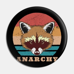 Anarchy Raccoon Pin