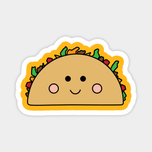 Smiling Taco Magnet