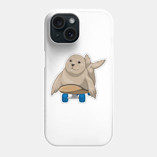 Seal Skater Skateboard Phone Case
