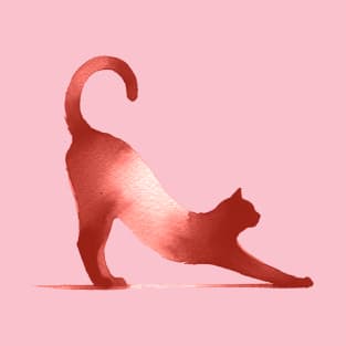 stretching cat T-Shirt