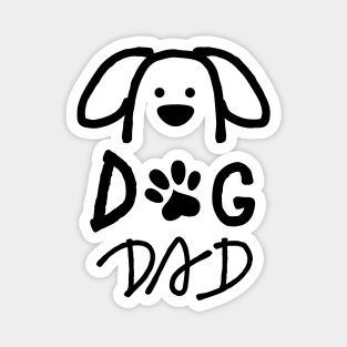 Dog Dad Woof Daddy Magnet