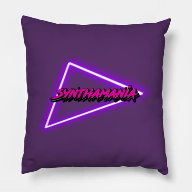 SYNTHAMANIA Pillow by Electrish