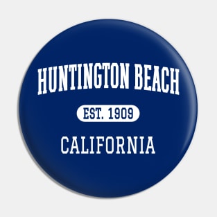 Huntington Beach CA Sports Print Design Pin