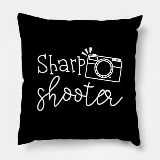 Sharp Shooter Camera Photography Pillow