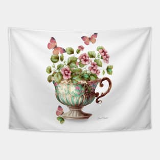 Floral Teacup Collection B Tapestry