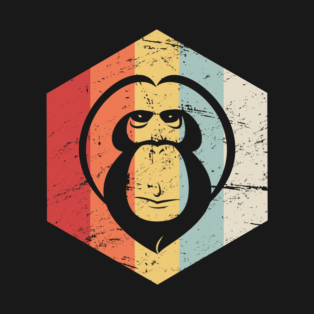 Retro 70s Orangutan by MeatMan