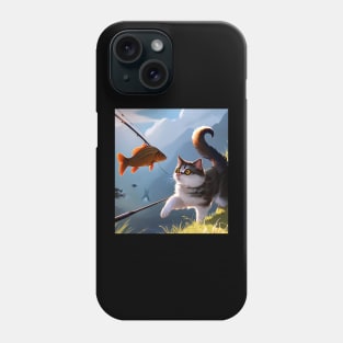 Cute and Playful German Rex Cat Phone Case