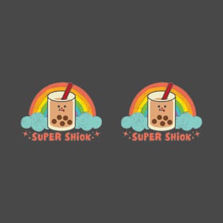 Super Shiok Bubble Tea Cute Colourful Rainbow Funny Singlish - Mug T-Shirt