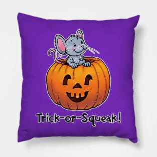 Trick-or-Squeak Halloween Mouse WO Pillow