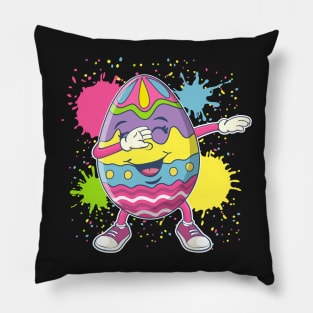 Dabbing Easter Egg Pillow