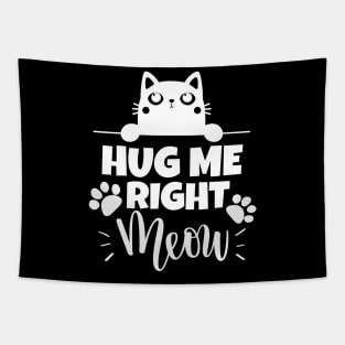 Hug me right meow!! Tapestry