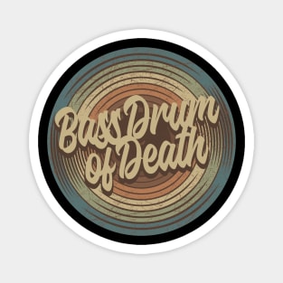 Bass Drum of Death Vintage Vinyl Magnet