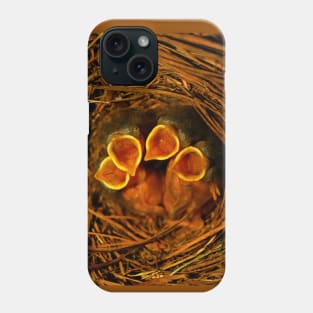 Baby Bluebirds Phone Case