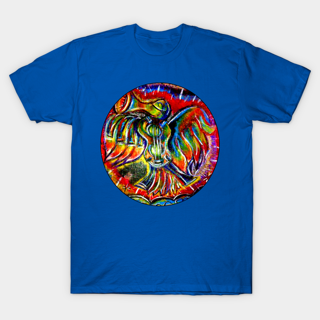 Discover Jazzy Bird - New Orleans Art - T-Shirt