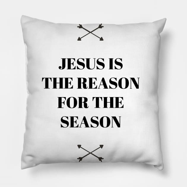 Jesus Is The Reason For The Seasoon | Nativity Pillow by Happy - Design