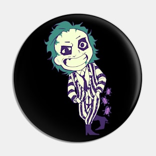 Beetlejuice Chibi Pin