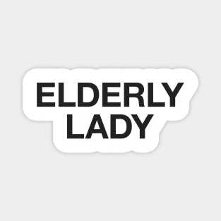 Elderly Lady Magnet