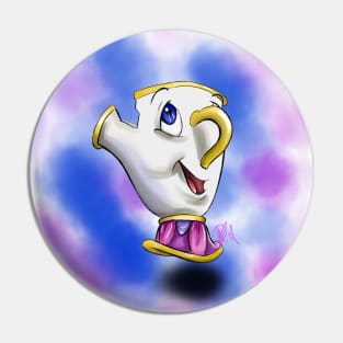 Tea Little Chip Enchanted Cup Pin