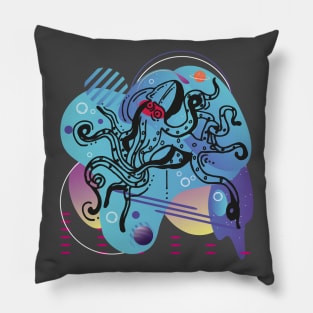 All Those Monsters - Octopus 2 Pillow