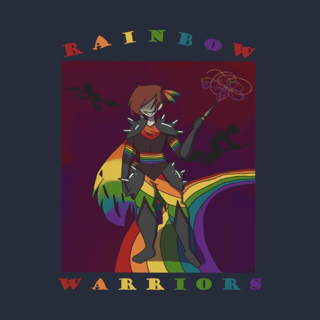 Rainbow Warriors Logo T-shirt by Rolson