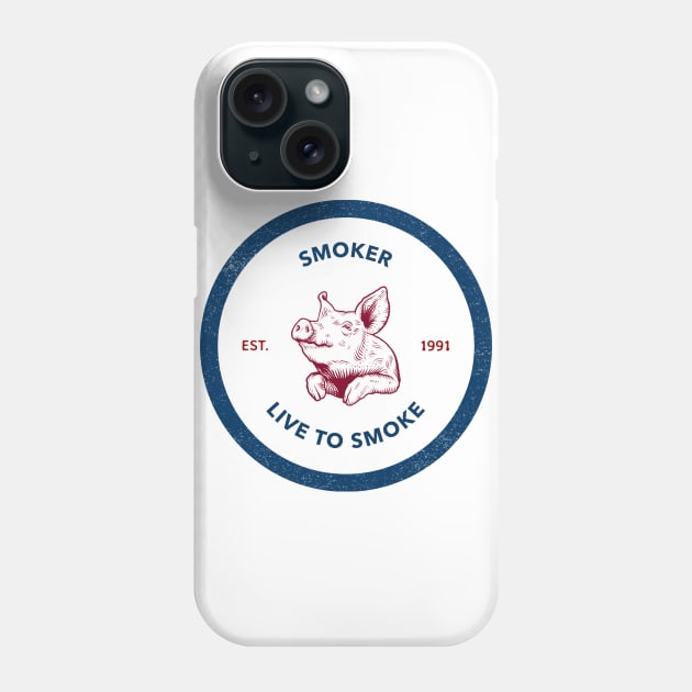 Meat lover that live to smoke father day gift Phone Case by Cooking and Cycling