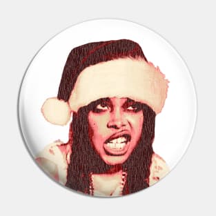 Erykah Badu Christmas Pin