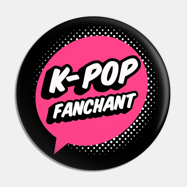 K-POP Fanchant shout out your love for Kpop on Black Pin by WhatTheKpop