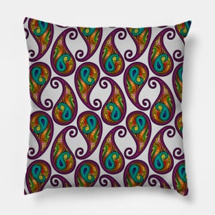 Doodle Paisley Pillow