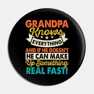 Grandpa knows everything and if He doesn't he can make up something real fast! Pin