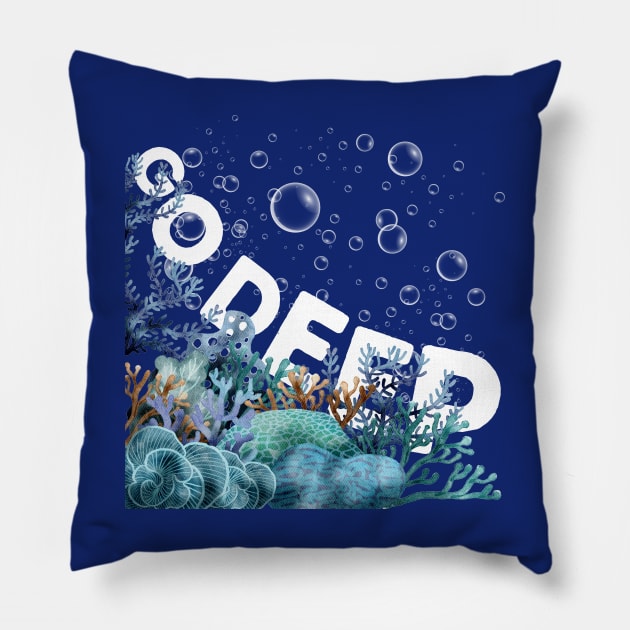 Go Deep - Autistic Pride Special Interests Pillow by The Autistic Culture Podcast