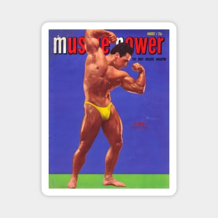 MUSCLE POWER - Vintage Physique Muscle Male Model Magazine Cover Magnet