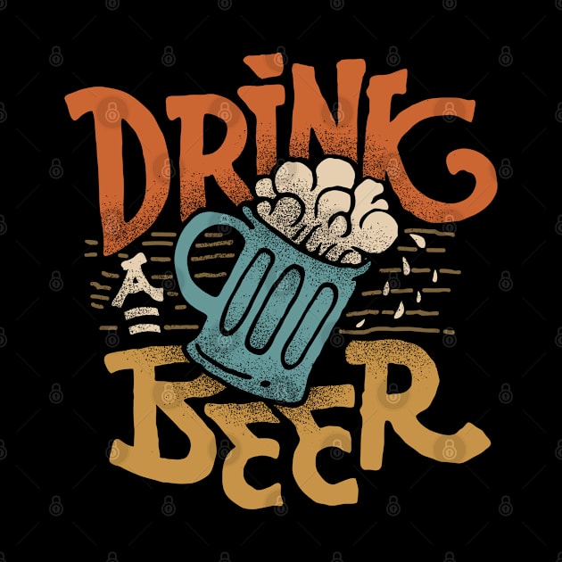 drink a beer by sober artwerk