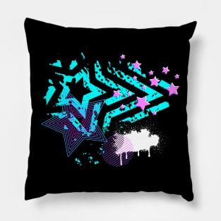 Grunge Starburst Pillow