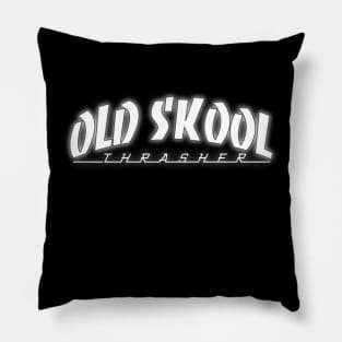 Old School Skateboarder W Pillow