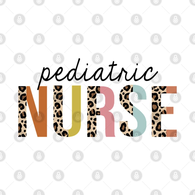 Pediatric Nurse Leopard Print Registered RN Nursing Appreciation by HeroGifts