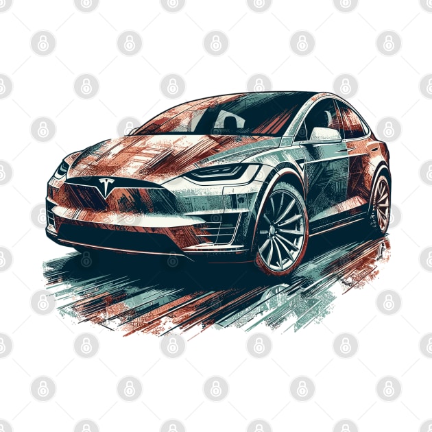 Tesla Model X by Vehicles-Art