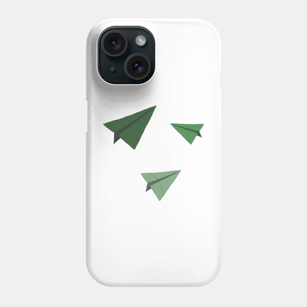 Paper Planes Sticker Pack Forest Green Phone Case by AlishaMSchil